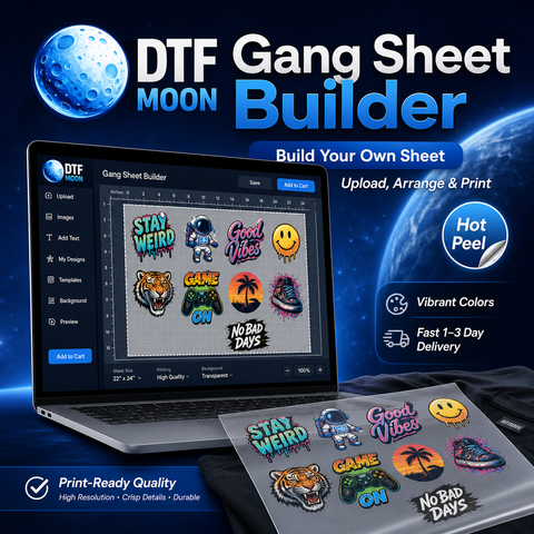 DTF Transfers Gang Sheet Builder