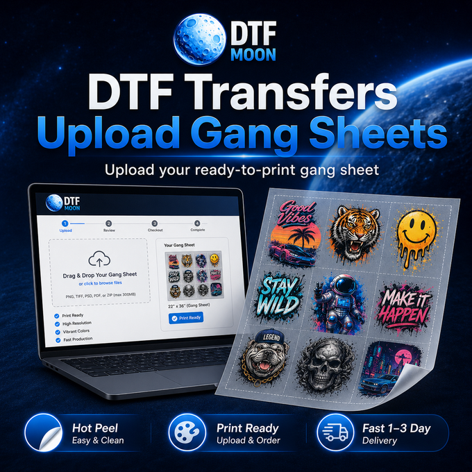 Upload Gang Sheet