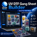 UV DTF Stickers 3D Gang Sheet Builder
