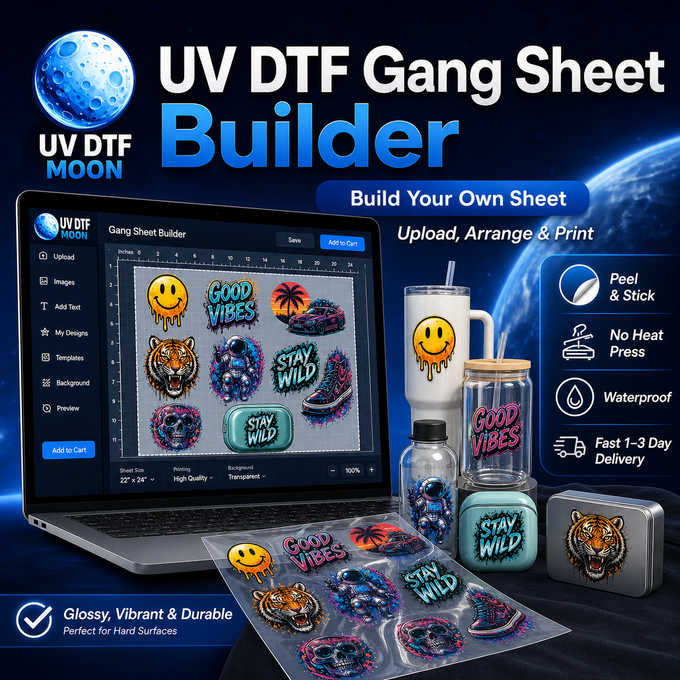 UV DTF Gang Sheet Builder