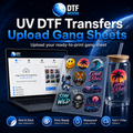 UV DTF Stickers 3D Gang Sheets Upload
